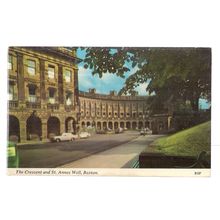 CRESCENT & St. ANNES WELL, BUXTON, DERBYSHIRE unused postcard H. Barton =