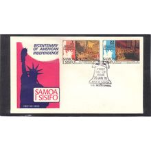FDC Int'l Western Samoa Honoring USA Bicent (Cachet-U/A) CV01135