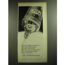 1969 4711 Eau de Cologne Ad - This is the cologne you splash on