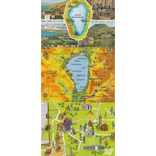 Israel 6x Map Postcard Collection
