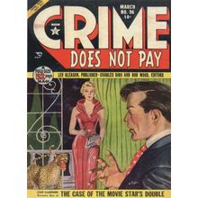 Crime Does Not Pay Movie Stars 1950s Private Eye Comic Book Postcard