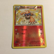 2016 Monferno Uncommon Stage 1 Reverse Holo Pokemon Card 19-114