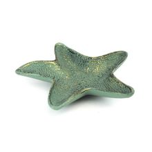 Pack Of 2] Antique Bronze Cast Iron Starfish Decorative Bowl 8""