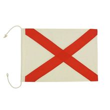 Pack Of 2] Letter V Cloth Nautical Alphabet Flag Decoration 20""