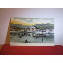 SEA FRONT, SAN REMO, ITALY unused antique postcard =