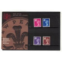 Great Britain WALES Regional Definitives 4v Pres. Pack No. 28 1971 MNH