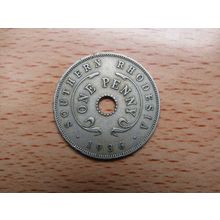 Southern Rhodesia 1936 1d 1 Penny Coin