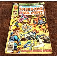 Comic Book Bronze Age Marvel Team Up Spider Man & Nick Fury Vol 1 # 83 1979