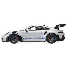 2022 Porsche 911 (992) GT3 RS "Weissach Package" Gray Metallic with Blue Acce...
