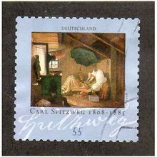 GER 2008 €0.55(S/A) 'CARL SPITZWEG' FINE USED (EBID30-547)