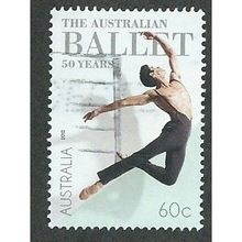 AUS 2012 60c '50TH ANN OF AUSTRALIAN BALLET' FINE USED (EBID36-745