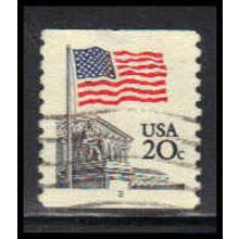 Used 1895 20c U.S. Flag Very Fine CNS 2 PA5457