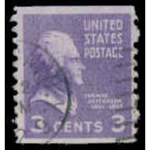 Used 842 3c Thomas Jefferson Fine M08210