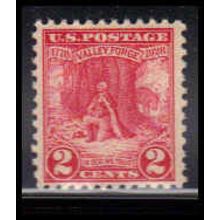 645 2c Valley Forge Just Clears MNH O0986