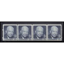 1401 6c Dwight Eisenhower Fine MNH CLP+2 KA9075