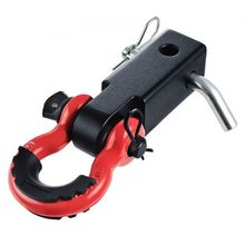 2" Trailer Shackle Hitch Receiver D-Ring Recovery for Truck Jeep 52900 lbs
