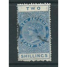 new zealand stamps fiscal stamp sgf46 used sg f46 2/-