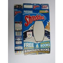 Nestle Shreddies 2002 Cereal Box World Book Day 500g
