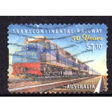 AUSTRALIA: 2020, $1.10 CONTINENTAL RAILWAY, USED SELF-ADHESIVE STAMP. 659/674