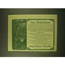 1902 Oldsmobile Car Ad - The best thing on wheels The Oldsmobile