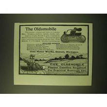 1902 oldsmobile Car Ad - The Oldsmobile Pioneer Gasoline Runabout