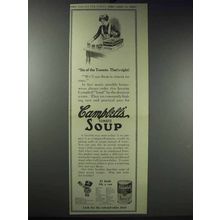 1913 Campbell's Tomato Soup Ad - Six of the Tomato