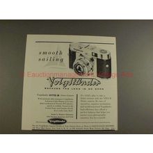 1956 Voigtlander Vito B Camera Ad - Smooth Sailing!!