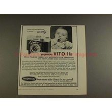 1956 Voigtlander Vito IIa Camera Ad - Best Pics in Town