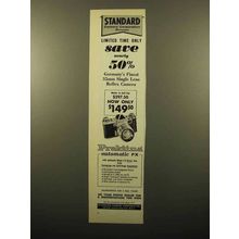 1960 Praktica FX Camera Ad - Standard Camera Corp.