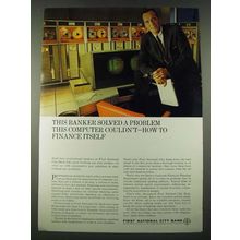 1965 First National City Bank Ad - This Banker Solved a Problem