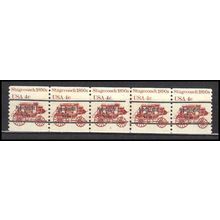 1898Ab 4c Stagecoach Very Fine MNH Dry Gum PNC 6/5 Line Gap AA0093