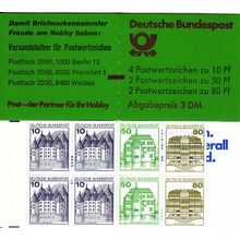 GERMANY BUND [Markenheft] MiNr 24 i K1 ( **/mnh ) [01] Zählbalken