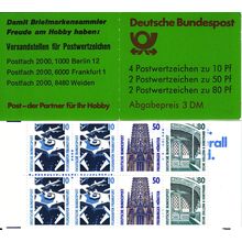 GERMANY BUND [Markenheft] MiNr 25 a ( **/mnh )