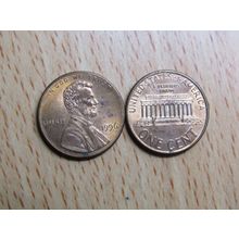 1996 USA 1 Cent Lincoln Memorial Coin