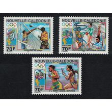 New Caledonia Volleyball Gymnastics Relay Olympic Games Athens 3v 2004 MNH