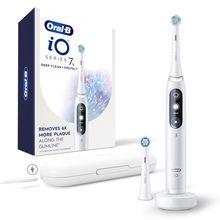Oral-B Io Deep Clean + Protect Rechargeable Electric Toothbrush, White with a Io