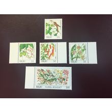 ICOLLECTZONE US Palau 139-142 flowers VF NH