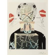 Salvador Dali (1904-1989). Surrealist King, from Memories of Surrealism, 1971. P