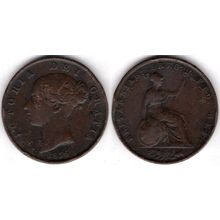 Great Britain. Victoria. Halfpenny 1856. dy21063