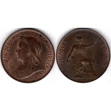 Great Britain. Victoria. Halfpenny 1901. dy21749