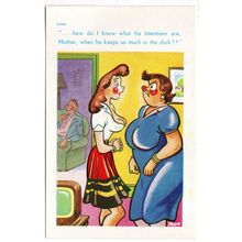 SEASIDE COMIC POSTCARD BY TROW NUMBER 12088 PUBLISHED BY BROOK PUBLISHING (4323)