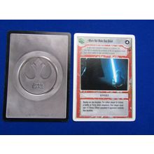 Star Wars 1997 Dagobah Decipher CCG W/B Card Wars Not Make One Great LS
