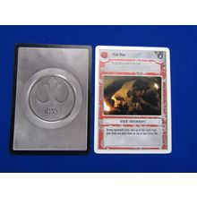 Star Wars 1997 Dagobah Decipher CCG W/B Card Yoda Stew LS