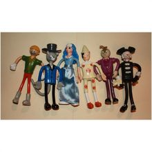 2002 McDonalds Pinocchio Complete Set of 6