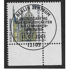 GER 2000 100pf ( €0.51) 'TOURIST SIGHTS' FINE USED (EBID60-530)