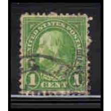 Used 632 1c Benjamin Franklin Fine KA7191