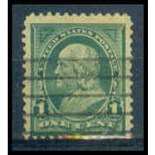Used 279 1c Benjamin Franklin Average WA0033