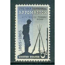 1182 5c Appomattox Fine MNH Plt/4 UR 28074 MA1102