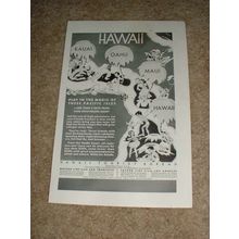 1931 Hawaii Tourist Bureau Ad, Play in Magic!
