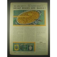 1931 Heinz Baked Beans Ad - The Flavor Shouts